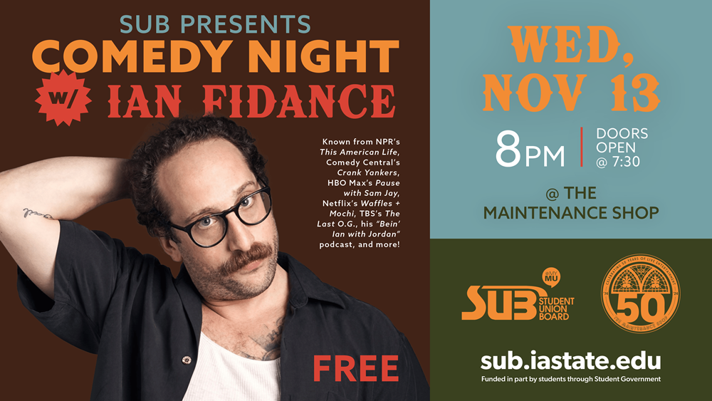 Comedy Night w/ Ian Fidance graphics image
