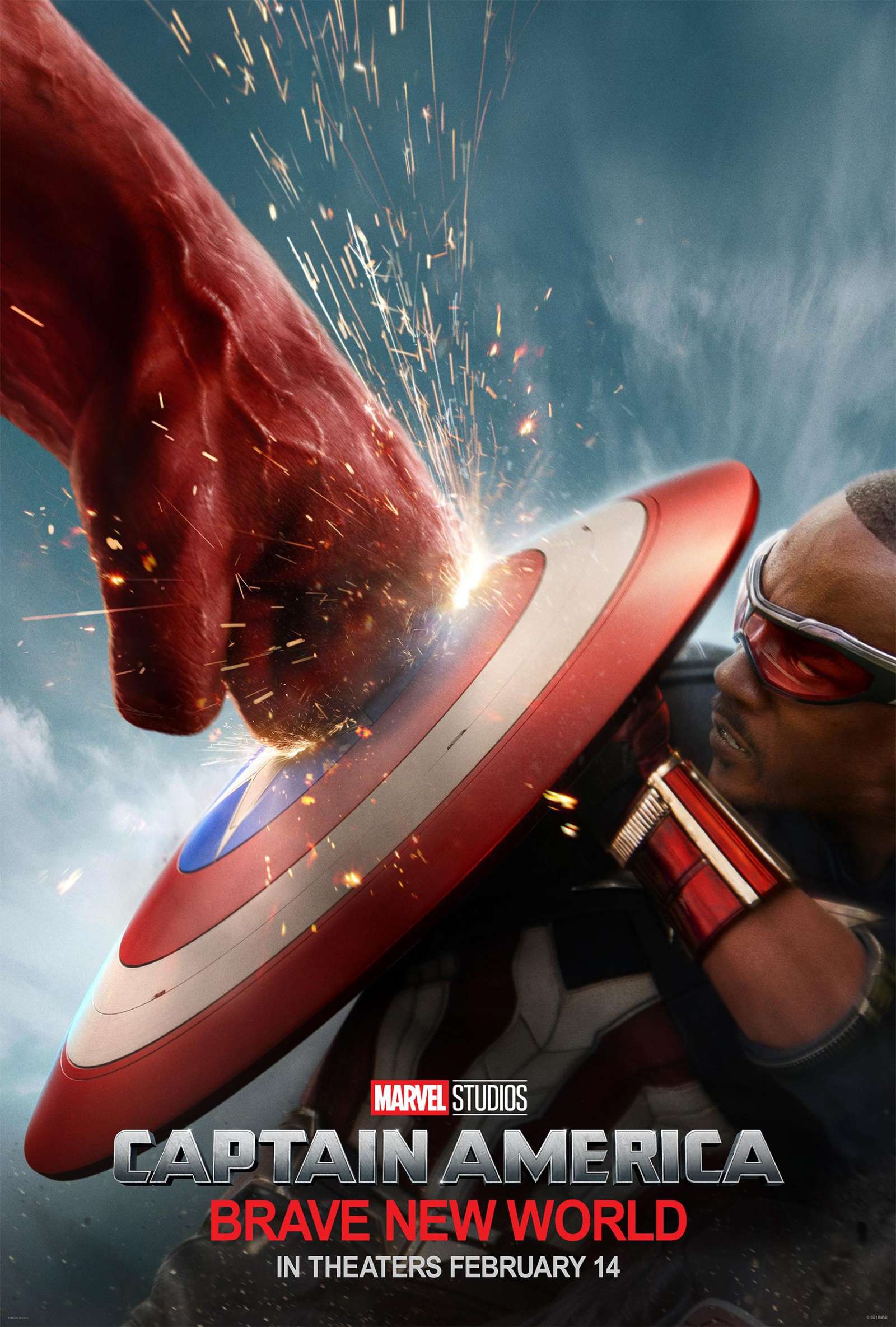 Captain America movie poster.