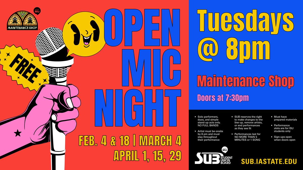 Open Mic Night S25 graphic